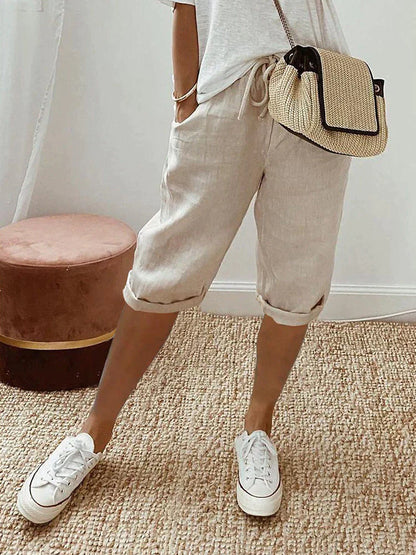 Isla Relaxed Linen Shorts