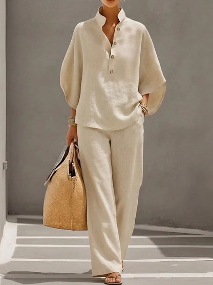 Calliope Cotton Linen Casual Set