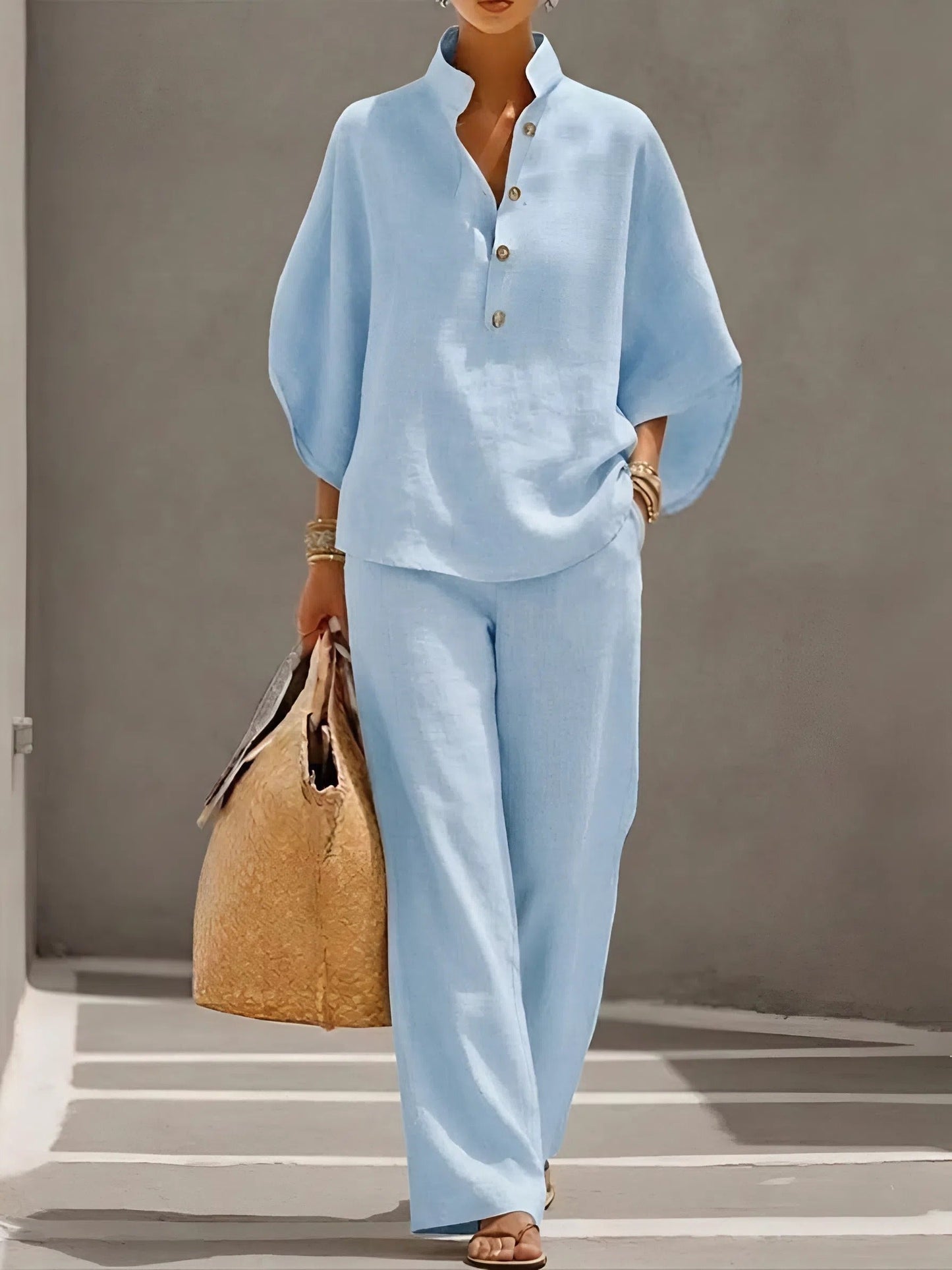 Calliope Cotton Linen Casual Set