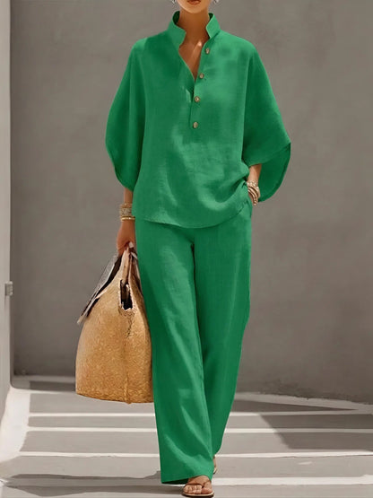 Calliope Cotton Linen Casual Set