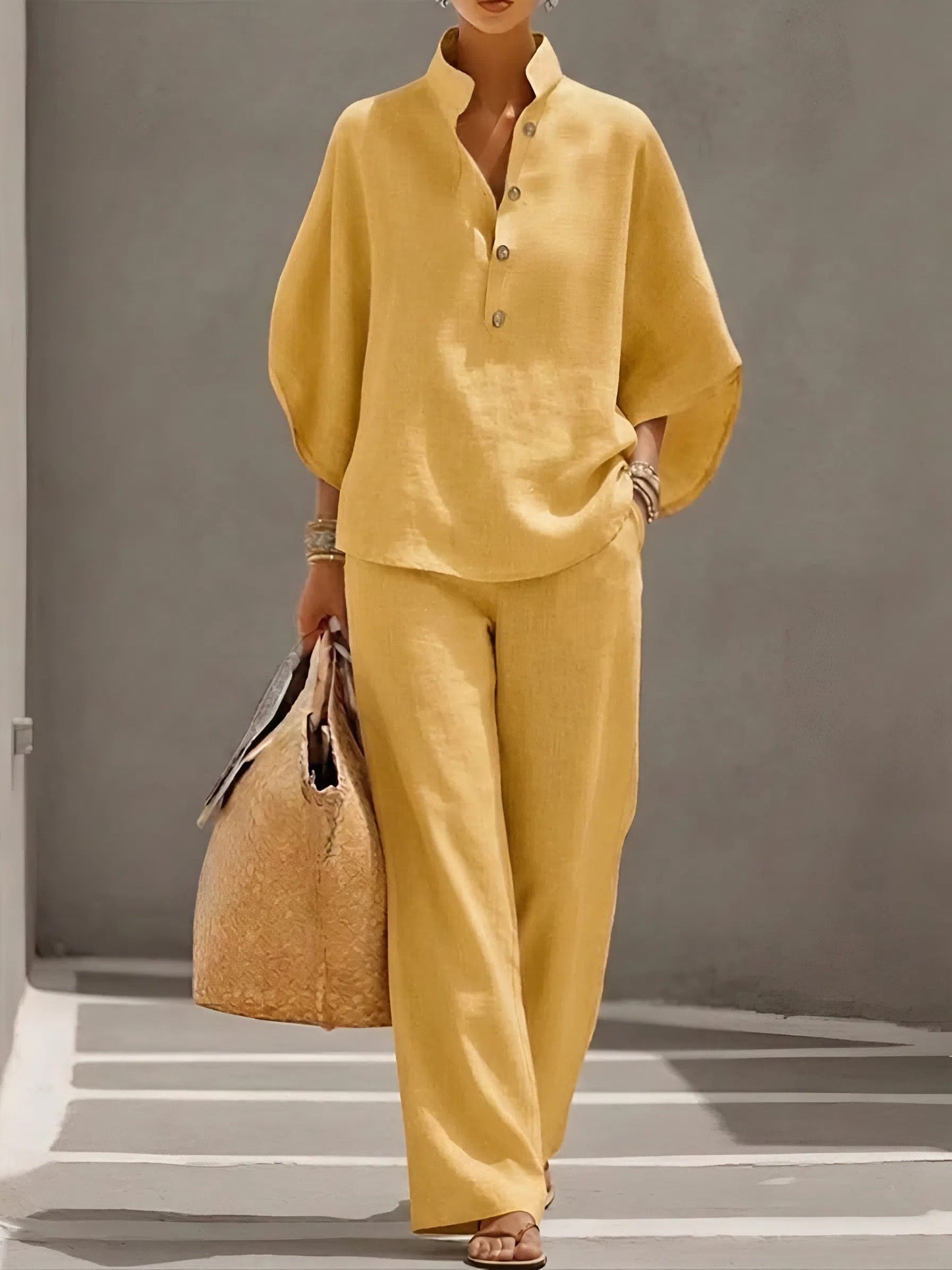 Calliope Cotton Linen Casual Set