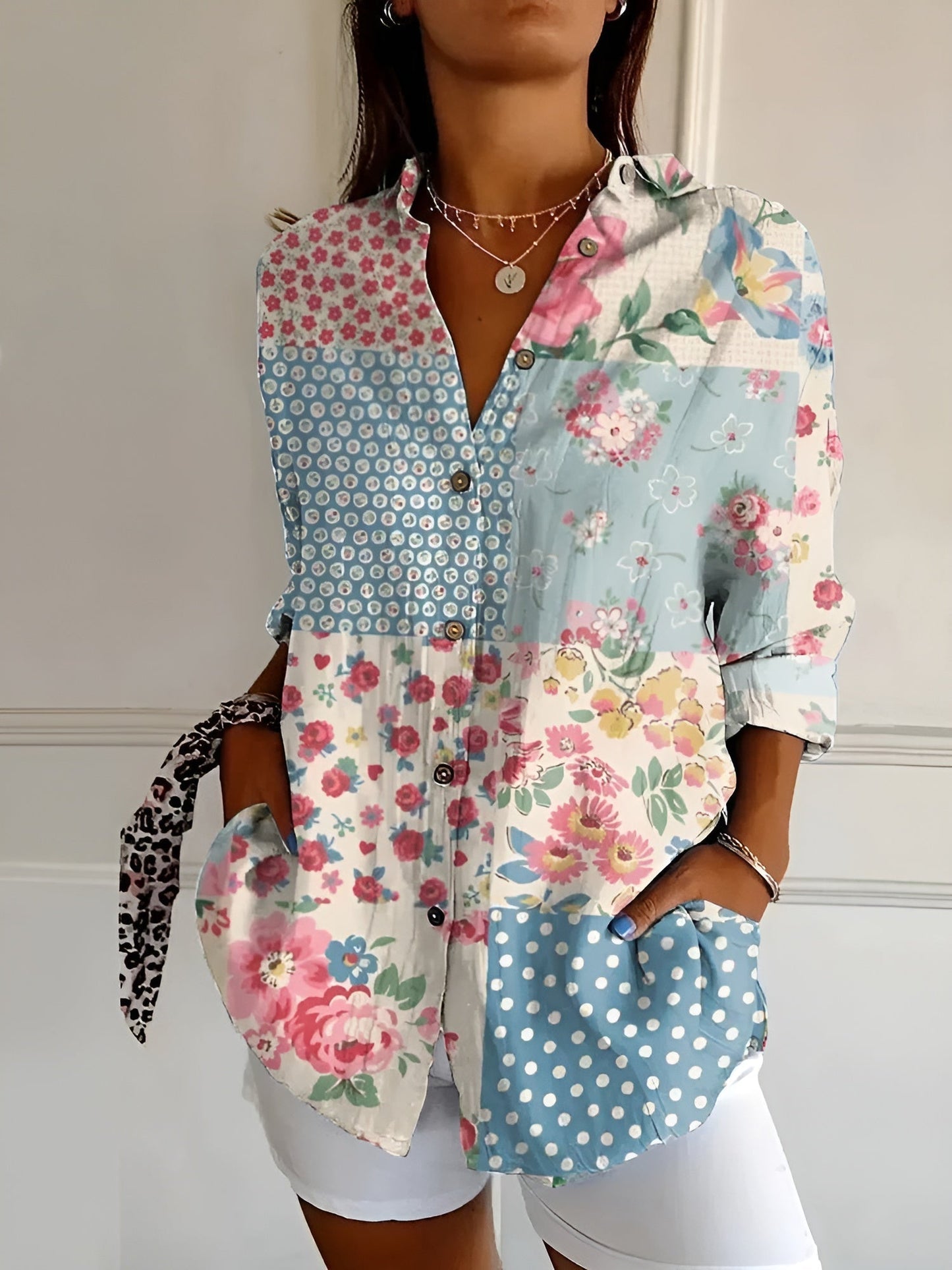 Roseanne Floral Button Shirt