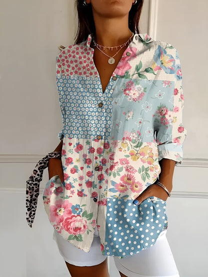 Roseanne Floral Button Shirt