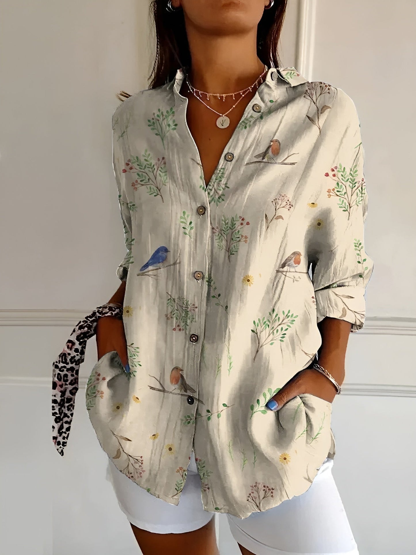 Roseanne Floral Button Shirt