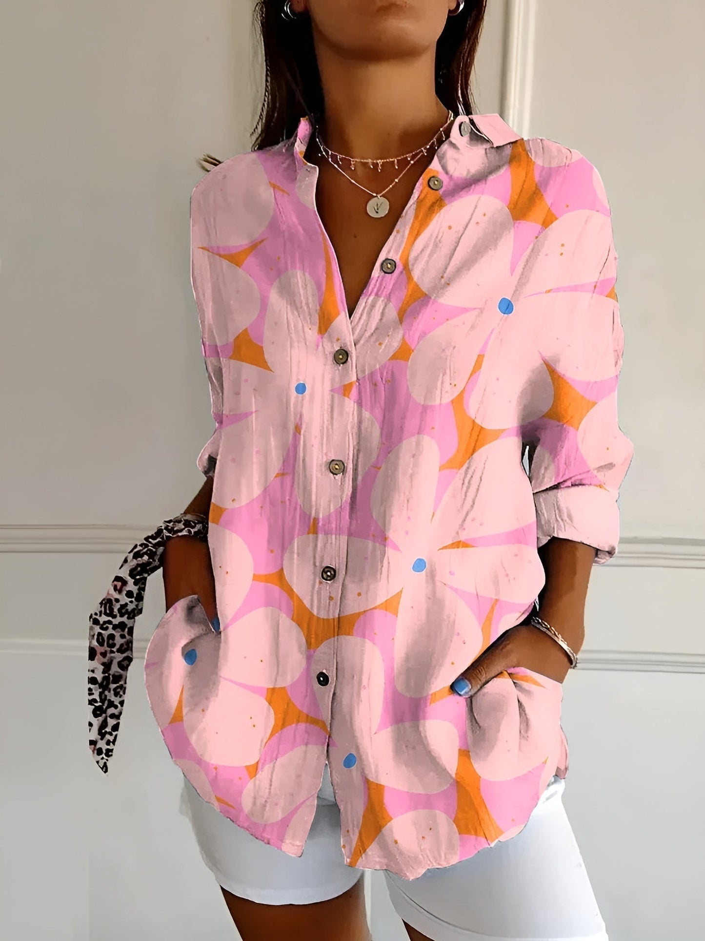 Roseanne Floral Button Shirt