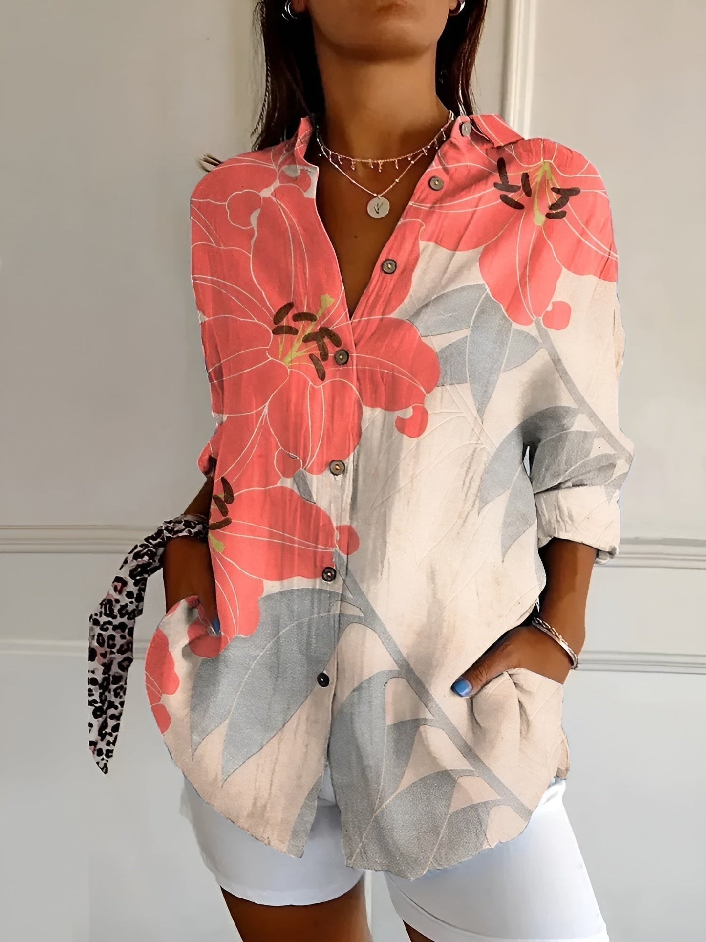 Roseanne Floral Button Shirt