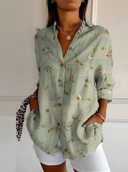 Roseanne Floral Button Shirt