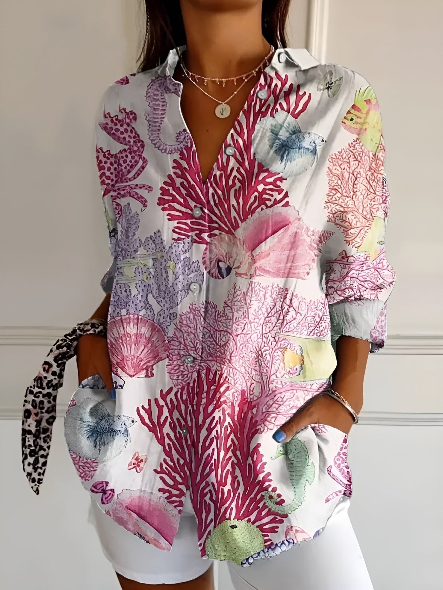 Roseanne Floral Button Shirt