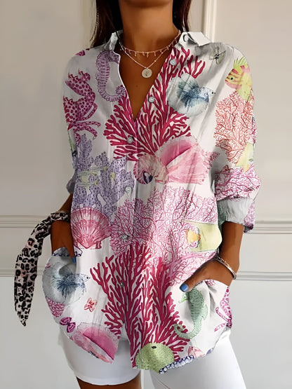Roseanne Floral Button Shirt
