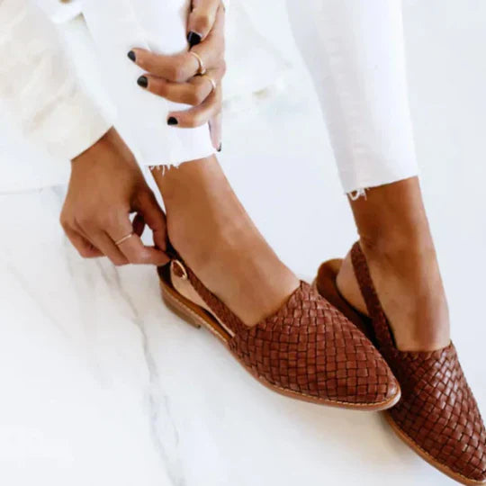 Lucy Braided Pointed Sandals