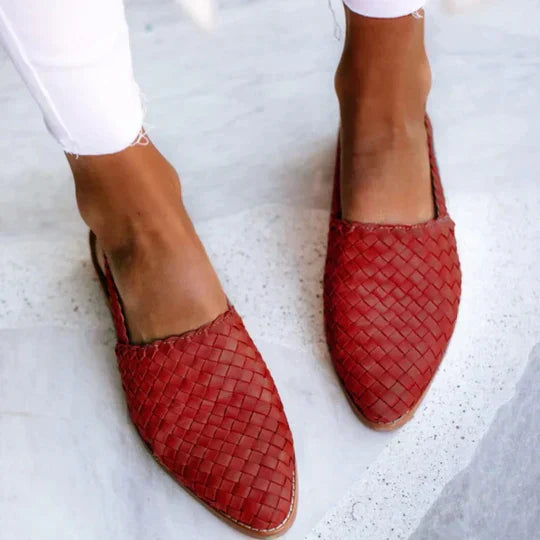 Lucy Braided Pointed Sandals